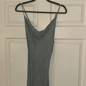 Cowl neck maxi dress